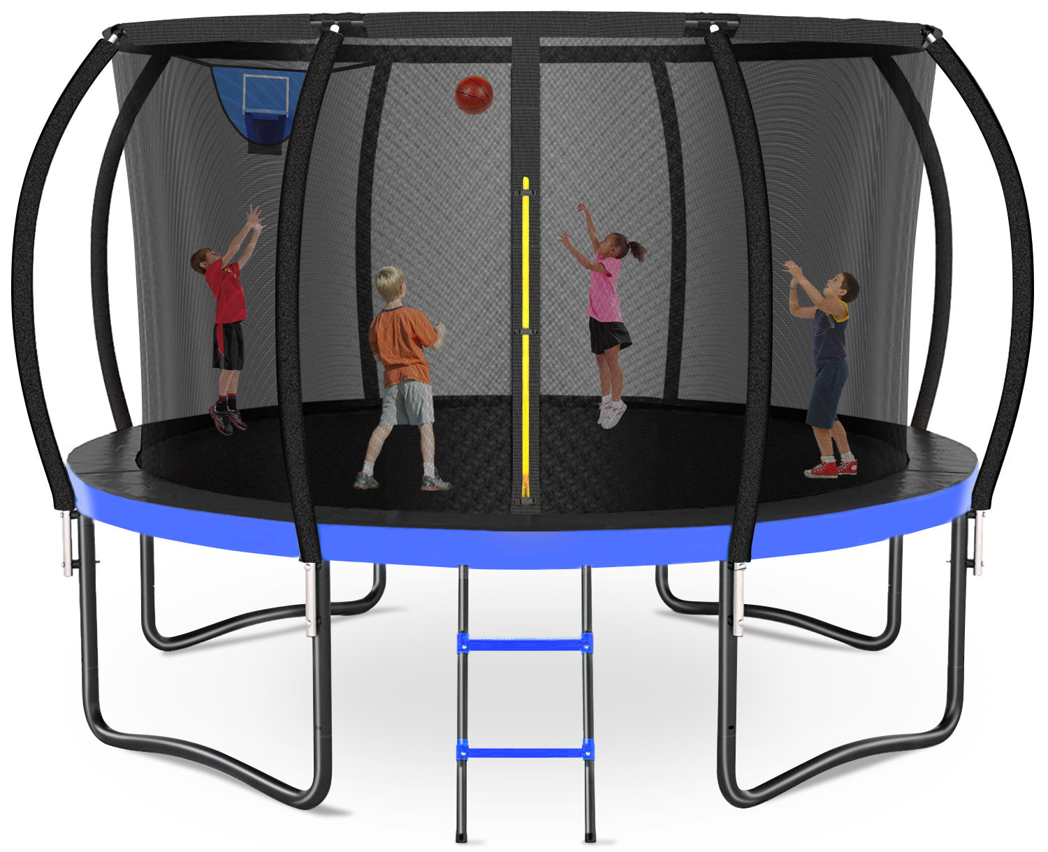 14FT+Outdoor+Trampoline+With+